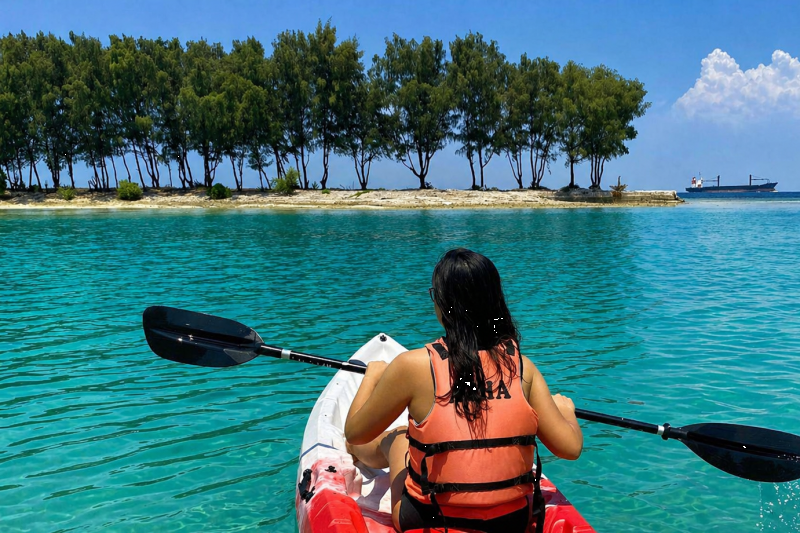 Enjoy canoeing at Asha Islan