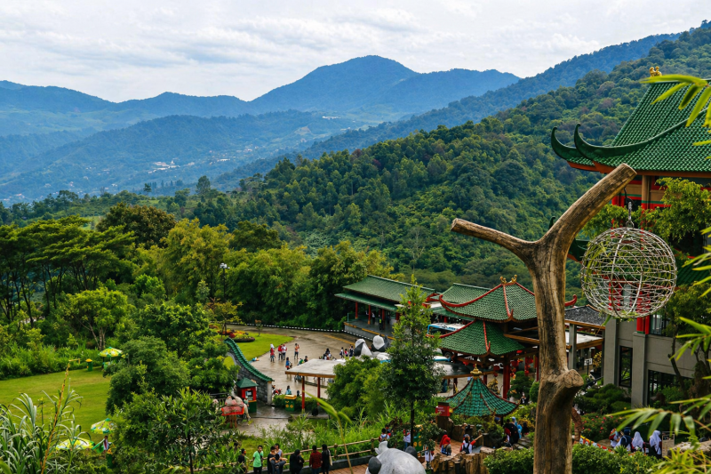 Wonderful view at The Taman Safari Indonesia
