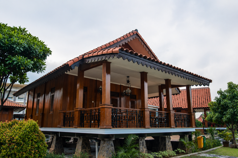 Traditional Betawi house in Setu Babakan
