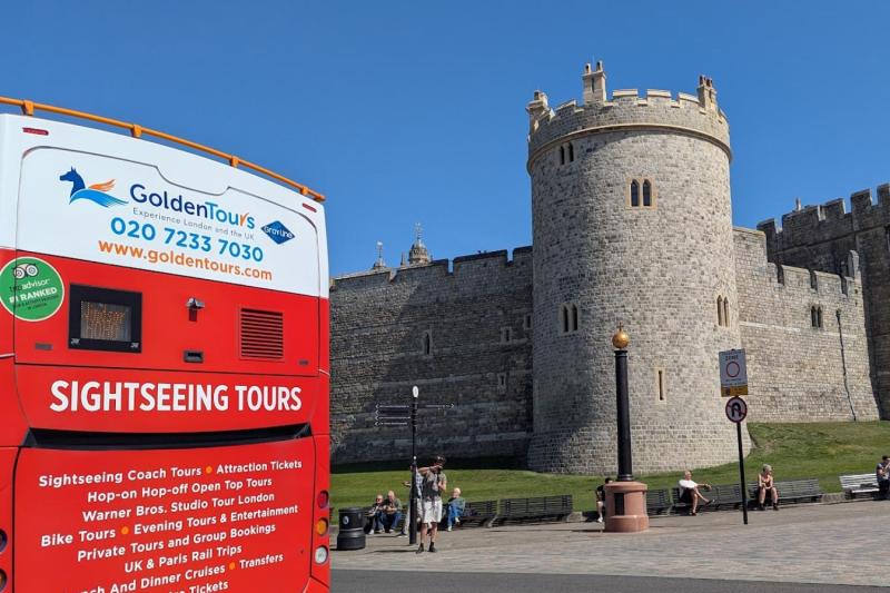 Windsor: 24-Hour Hop-On Hop-Off Open Top Sightseeing Bus Tour
