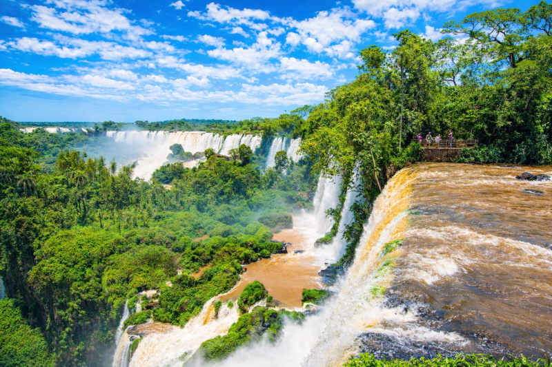 Iguazu: Argentine Falls with Great Adventure and Brazilian Falls with Transfers