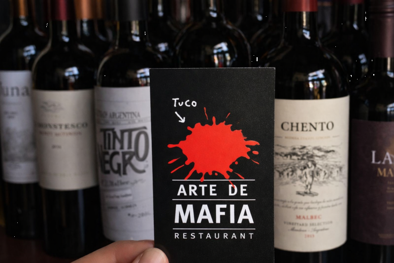 Dinner at Arte de Mafia, Mafioso Theme Restaurant in Palermo - Menu 2