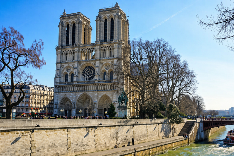 Paris: Guided Tour of Île de la Cité, Seine Cruise and Notre-Dame Reserved Time-Slot (Free Entry)