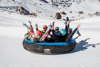 Full Snow Fun: Farellones Park from Santiago