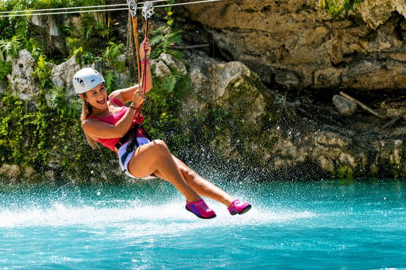 Zip Line Splash