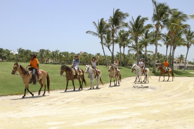 Enjoy the scenery while riding horseback through the Dominican Republic