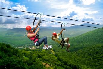 Extreme and fun zipline in Puerto Plata