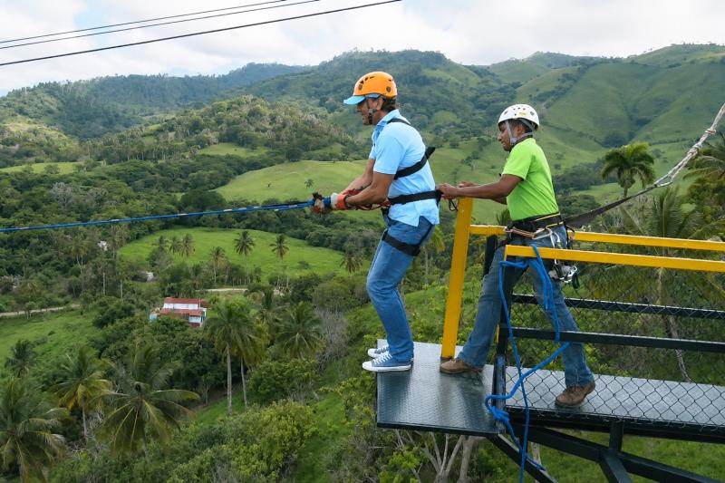 Extreme and fun zipline in Puerto Plata
