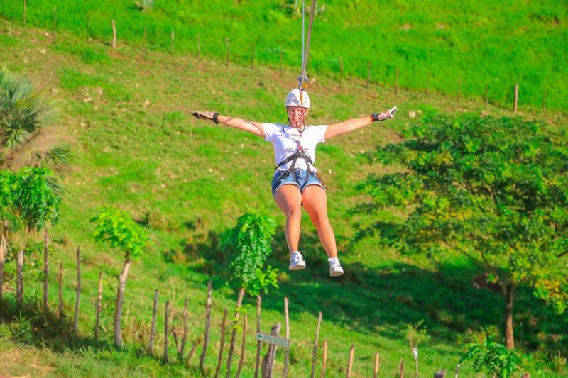 Extreme and fun zipline in Puerto Plata