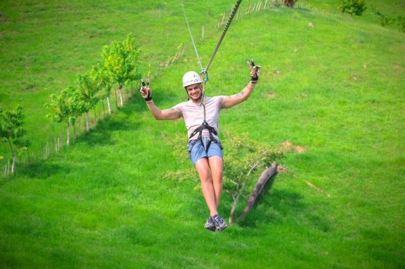 Extreme and fun zipline in Puerto Plata
