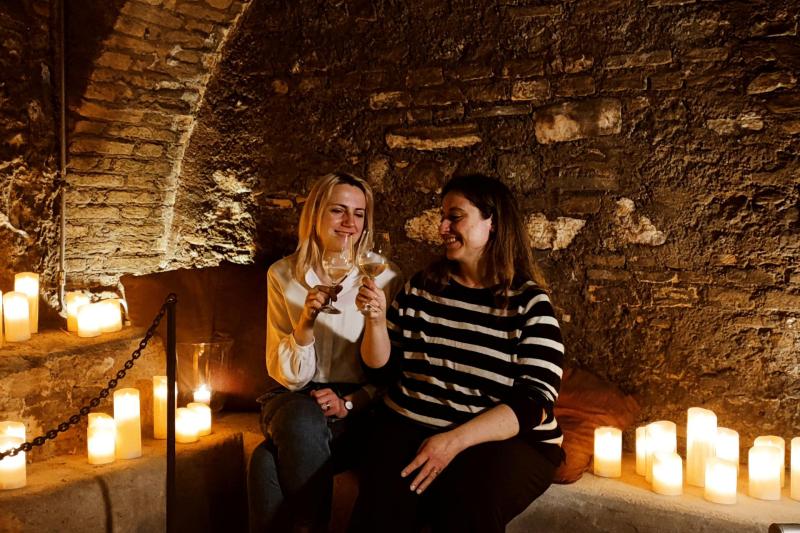 Rome: Agrippa Baths Candlelight Dinner Experience
