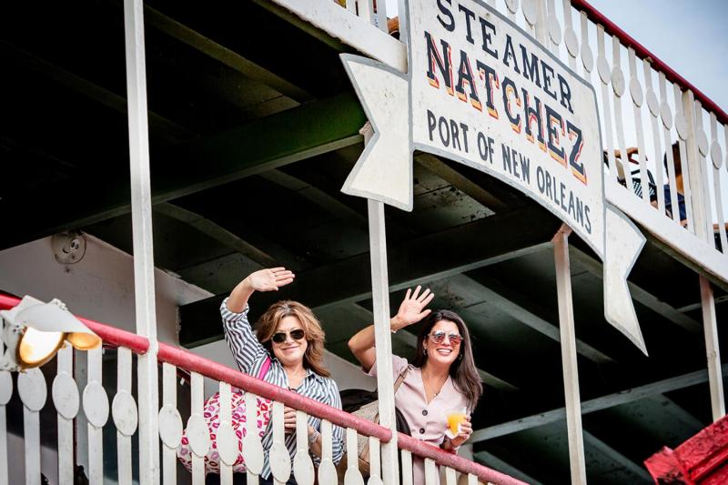 New Orleans Steamboat NATCHEZ Daytime Sightseeing Jazz Cruise