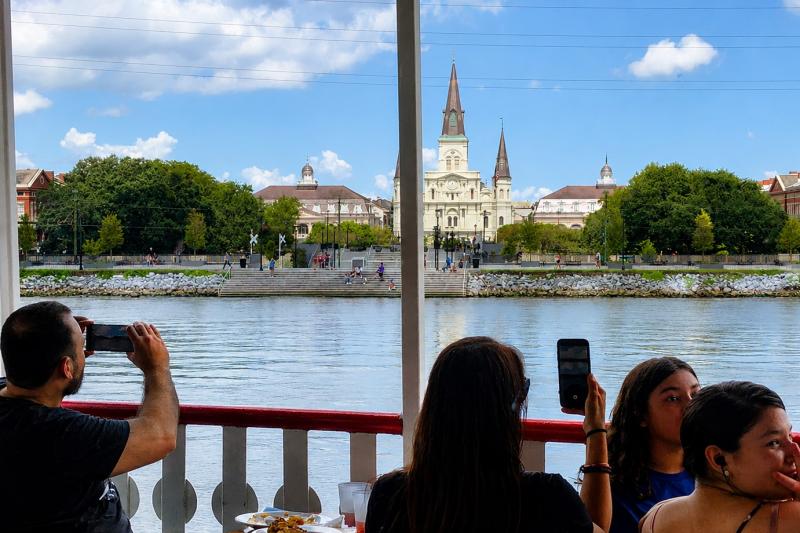 New Orleans Steamboat NATCHEZ Daytime Sightseeing Jazz Cruise