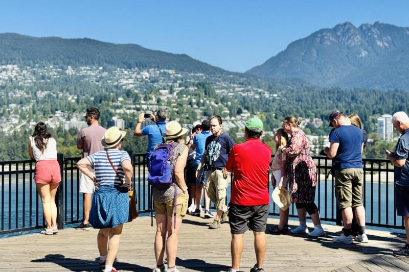 Vancouver: City & Granville Island Sightseeing Trolley Half-Day Tour