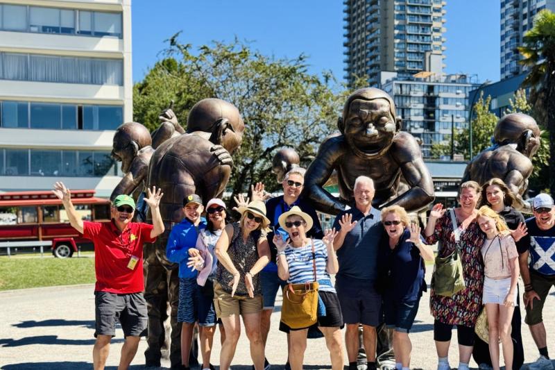 Vancouver: City & Granville Island Sightseeing Trolley Half-Day Tour