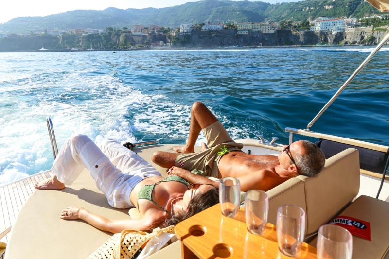 From Sorrento: Private Boat Tour of Capri Island Full Day