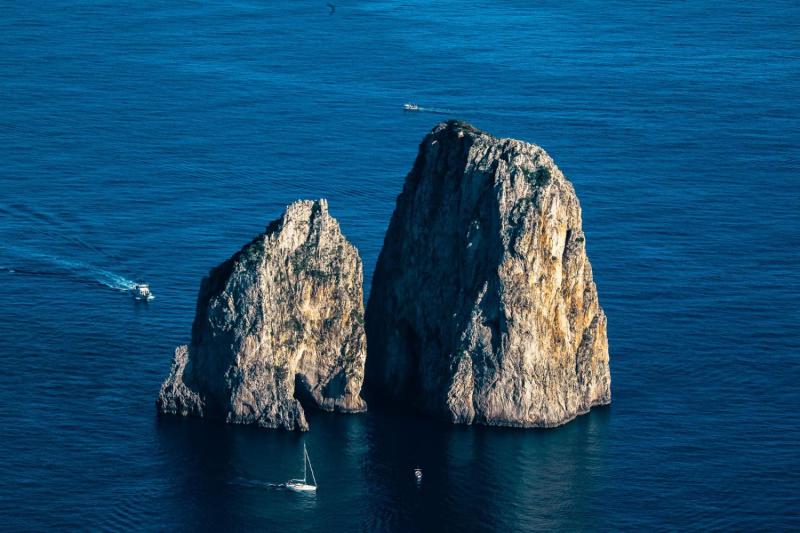 From Sorrento: Private Boat Tour of Capri Island Full Day