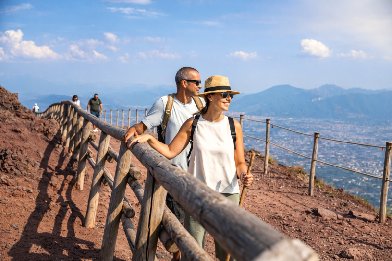Private Tour of Pompeii & Mt. Vesuvius with Priority Access from Positano