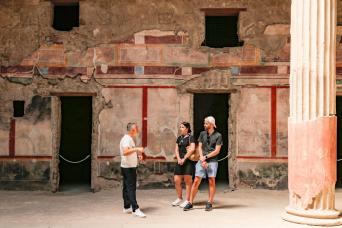 From Sorrento: Private Tour of Pompeii & Herculaneum with Priority Access Full Day