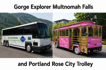 Gorge Explorer - Multnomah Falls & Rose Garden