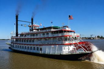 Riverboat CITY of NEW ORLEANS Saturday Sightseeing Jazz Cruise