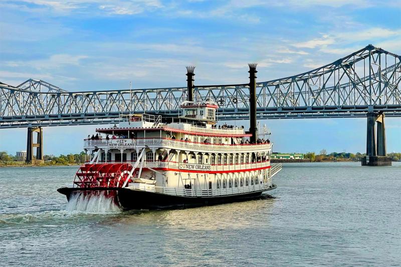 75 - Minute CITY of NEW ORLEANS Riverboat Cruise