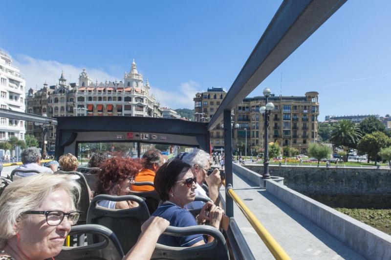 San Sebastian City Tour Hop On Hop Off Bus
