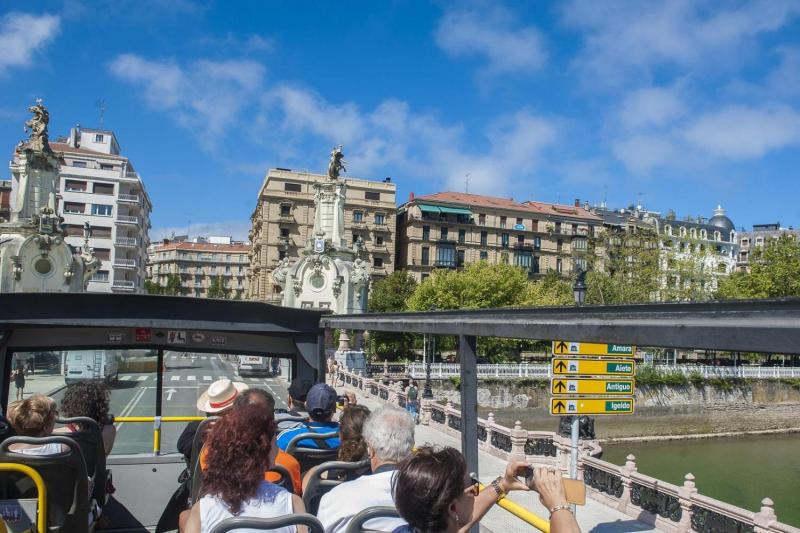 San Sebastian City Tour Hop On Hop Off Bus