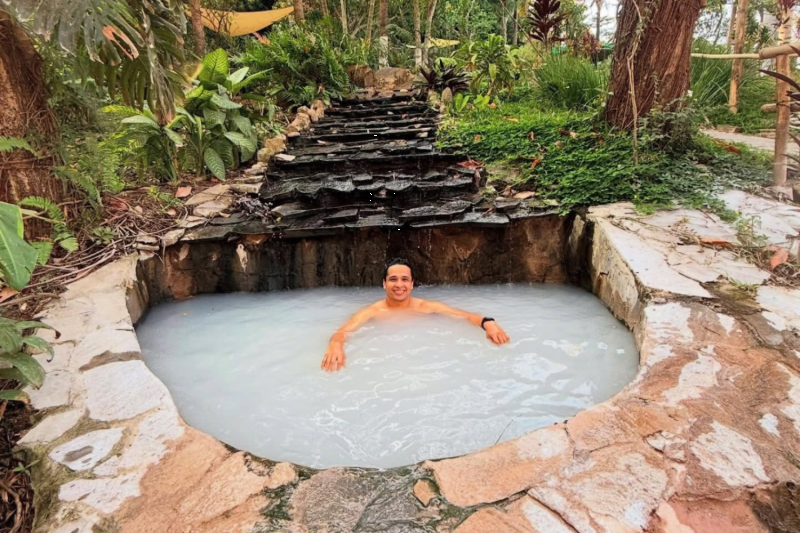 Ahuachapán Hot Springs Day Pass with San Salvador Hotel Pickup
