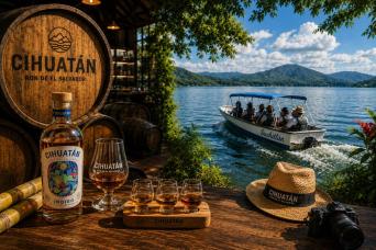 Complete Experience at the Ron Cihuatán Distillery with Tasting, Boat Ride and Traditional Lunch