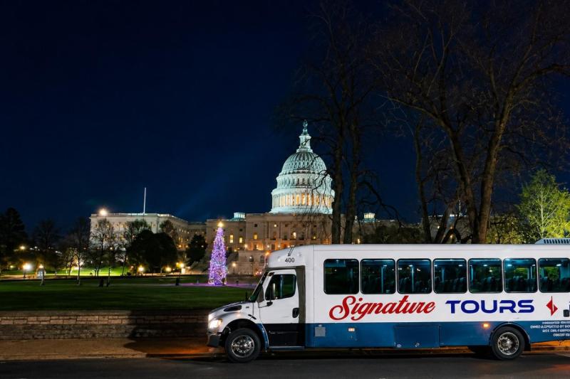 Washington DC: Night Tour of National Mall with Top Monuments & Memorials
