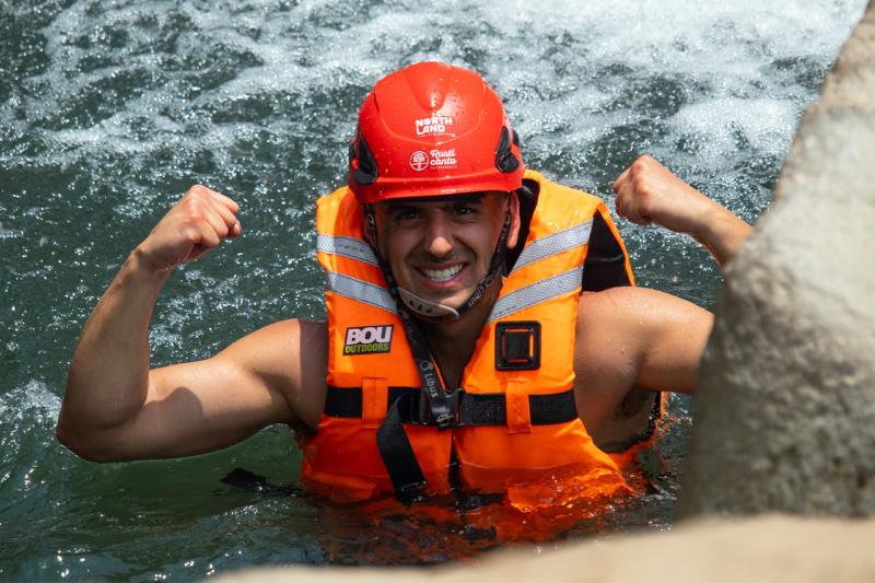 Malacatiupán Extremo: Rapel en Aguas Termales