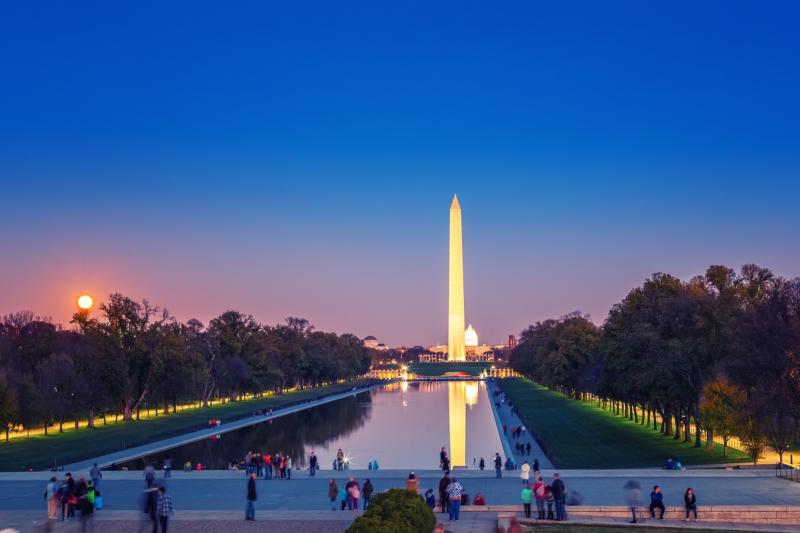Washington DC: Arlington Cemetery Walking Tour and National Mall Night Tour Combo