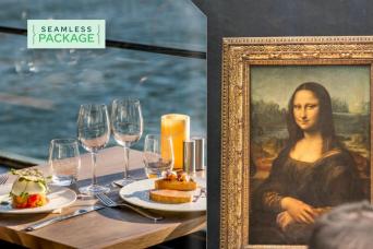 Lunch cruise on the Seine and guided visit of the Louvre museum