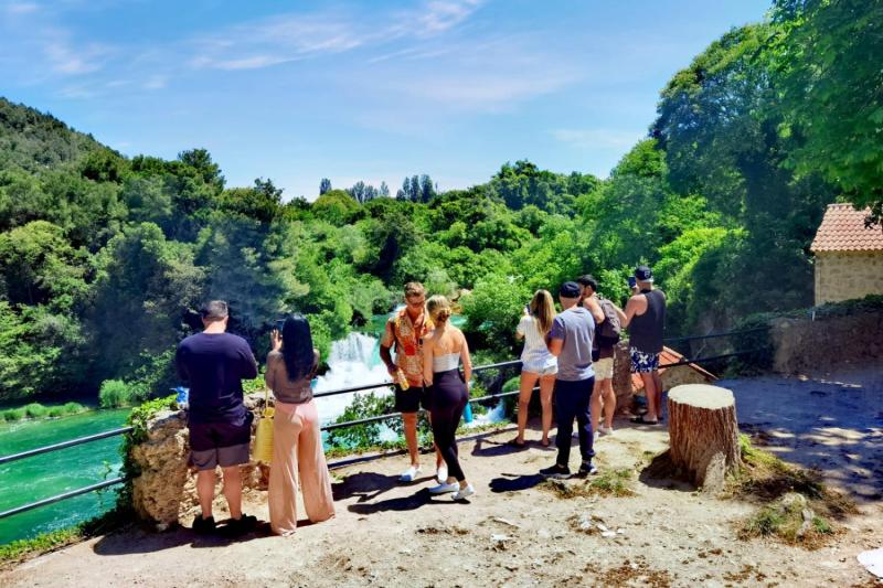 From Split or Trogir: Krka Waterfalls Full Day Tour