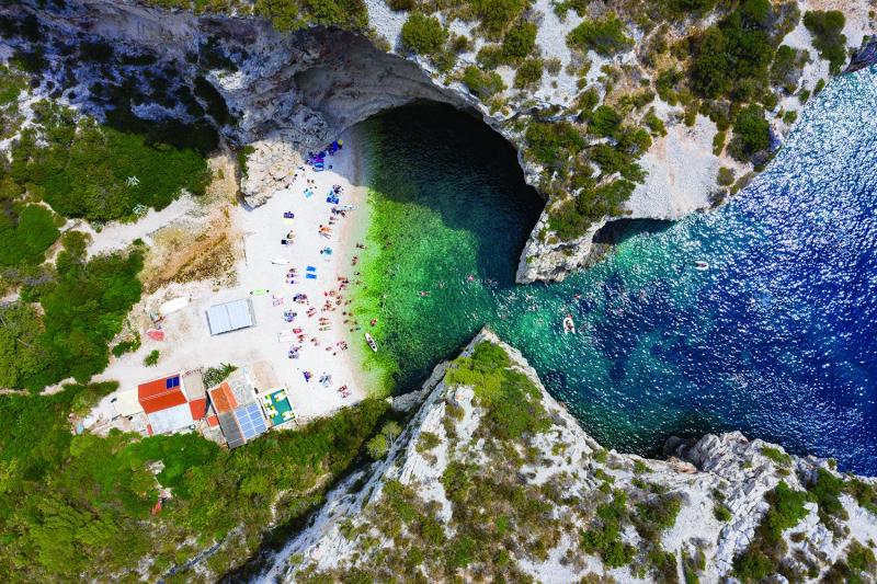 Stiniva Bay and Beach