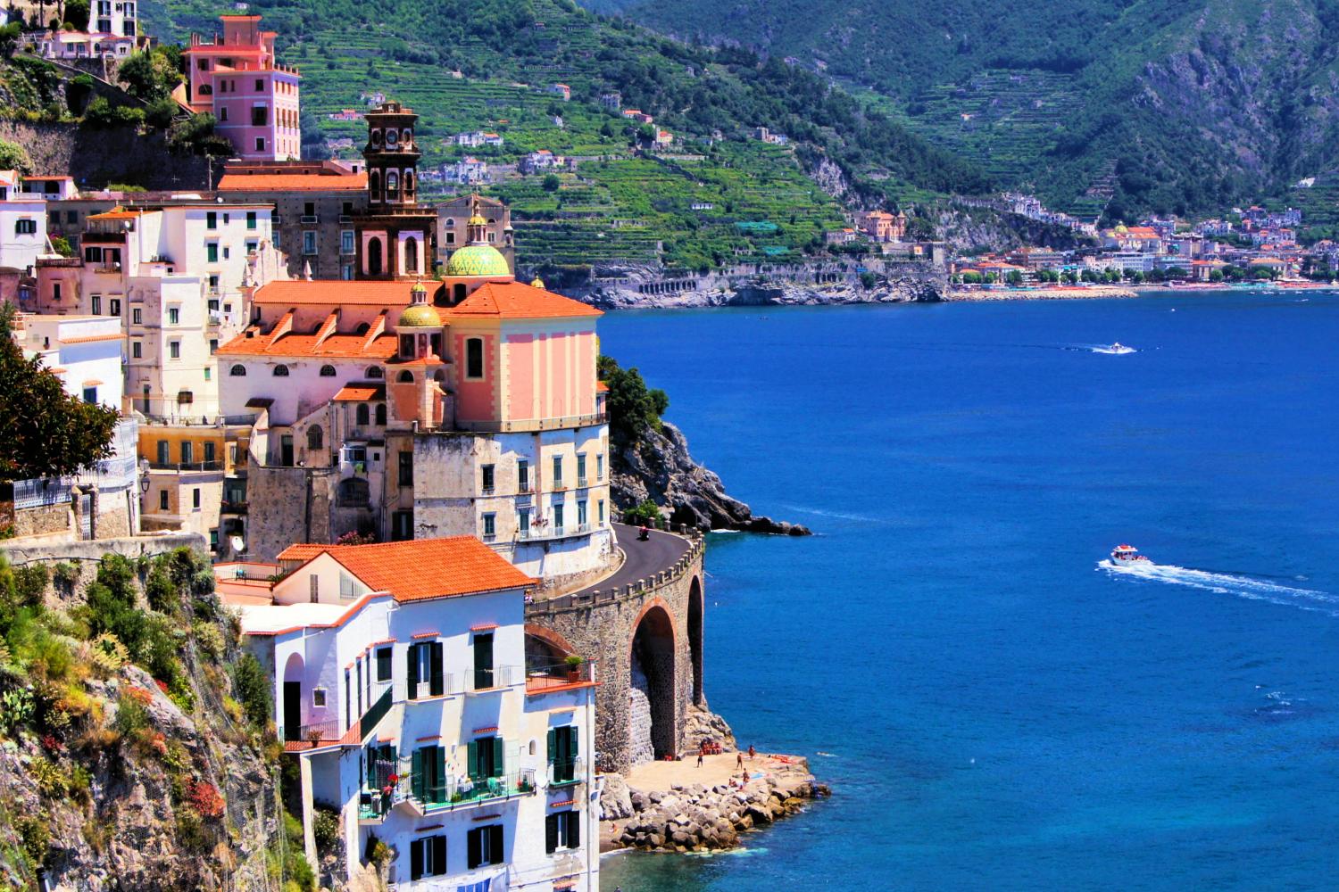 Dagstur til Positano og Amalfikysten fra Rom med krydstogt