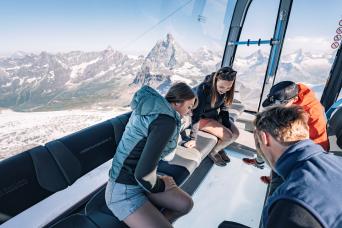 Début d'une journée à Zermatt, Matterhorn et Glacier Paradi