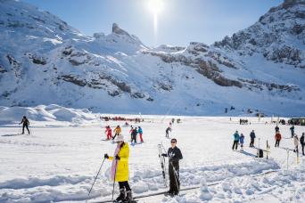 Journée de ski pour débutants de Titlis - Expérience en neige