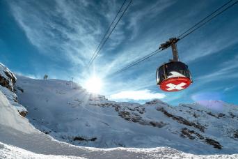 Mount Titlis Gold with Ice Flyer