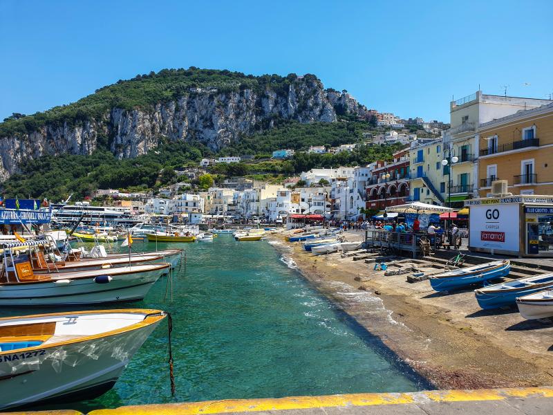 Boat tour of Capri Island from Sorrento