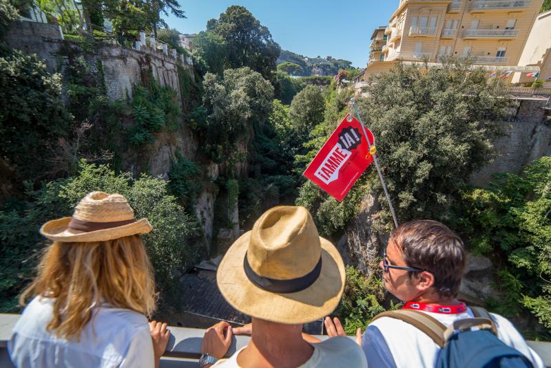 Tour of Pompeii & Sorrento from Naples