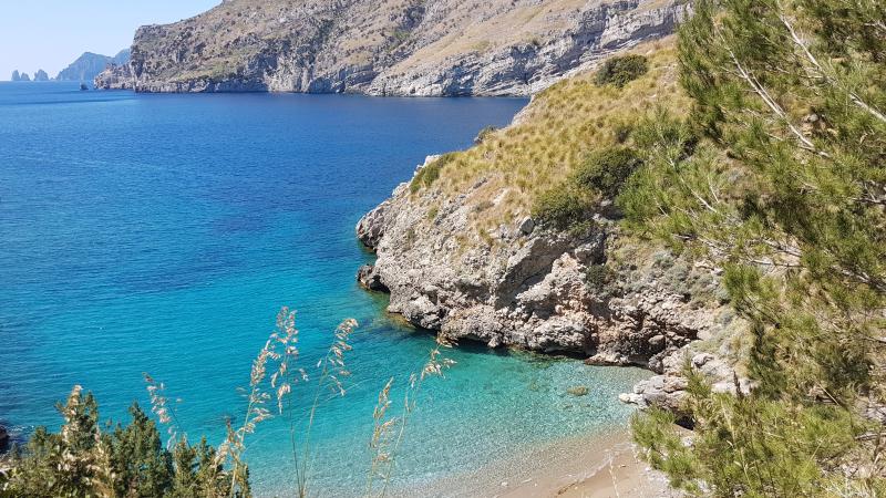 Private Bay of Ieranto Hiking Tour