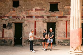 Private Transfer Naples ⇄ Positano with Guided Tour of Pompeii, Wine Tasting & Lunch
