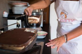 Pâtes et tiramisu : cours partagé avec dîner ou déjeuner chez un local