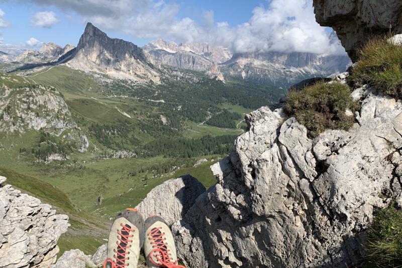 Hiking in the Dolomites