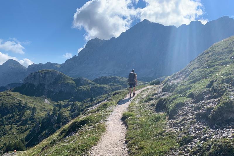 Hiking in the Dolomites