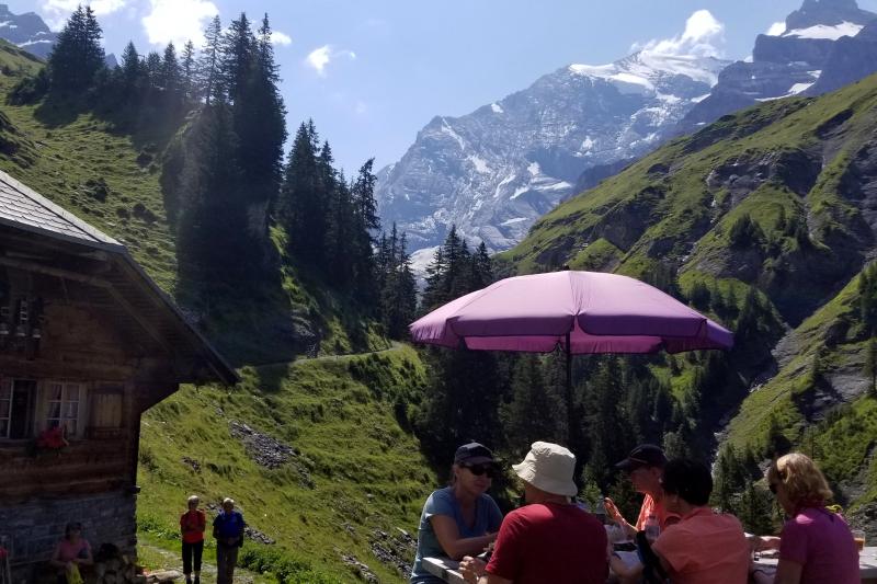 Food while hiking the Bernese Oberland