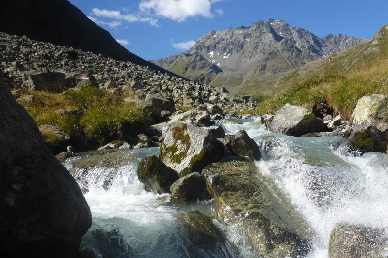 Hiking in the Stubai Alps