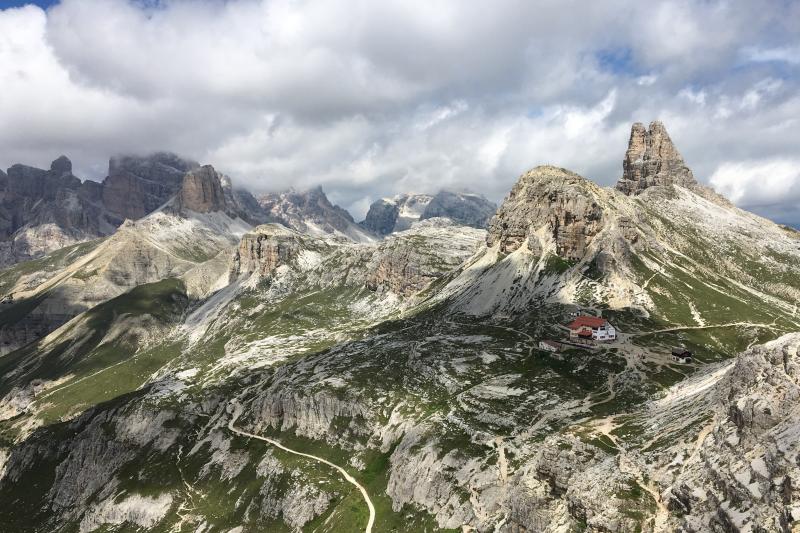 Dolomites via ferrata hut tour